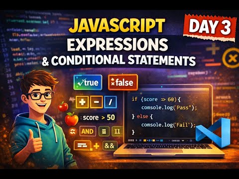 JavaScript Expressions, Operators & Conditional Statements(if-else)