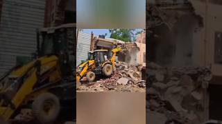 Site Demolition l JCB Power!!!#jcbpower #jcbmachine #jcb #heavymachinery #constructionshorts