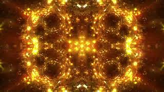 Glittering Gold Circles Background Loop 4k | Stage Background Loop