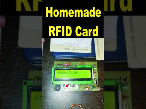 Homemade RFID card