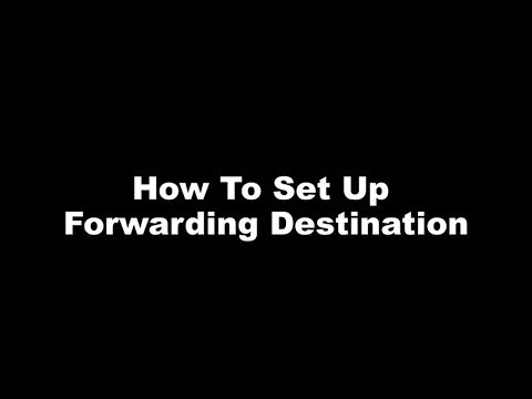 Setting up your Forwarding Destinations with Phone Power
