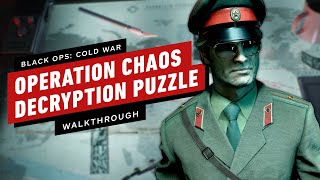 Call of Duty Black Ops: Cold War - How to Decrypt the Floppy Disk