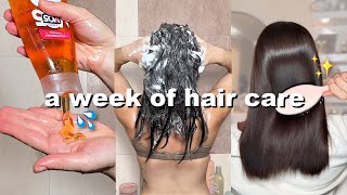 WEEKLY HAIRCARE ROUTINE FOR GROWING LONG AND HEALTHY HAIR