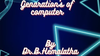 Generation's of computer