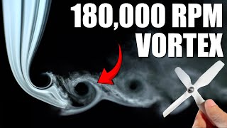 Ultra Slow Mo Propeller Smoke Vortex - The Slow Mo Guys @tested