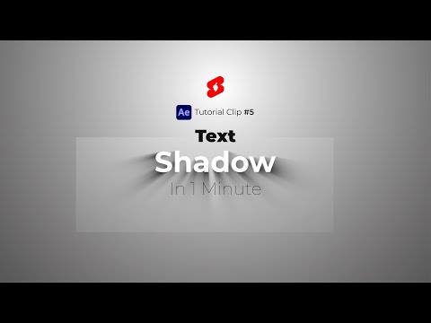 Text-Shadow Animation With After effects - #Shorts