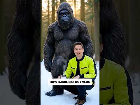 How to Make Viral Bigfoot Vlogs with Google Veo3 #bigfoot #googleveo3