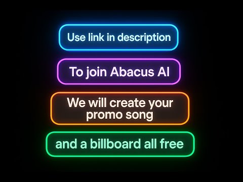 Abacus AI Agents promo Machine Marketing by BILL I AM STUDIO