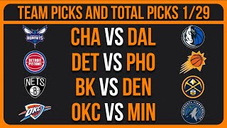 NBA Picks Today 1/29/26 NBA Picks and Predictions NBA Bets Today