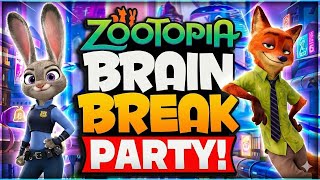 🟩 Zootopia Brain Break Party 🟩 Zootopia 2 Brain Breaks 🟩 Just Dance