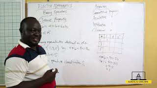 SHS 1 Elective Math - Closure Property of Binary Operations