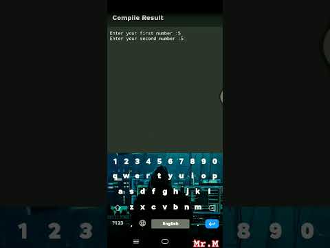 Sum two numbers.C language.full code in my channel. #coding #hacker #bca #clanguage #shorts #short .