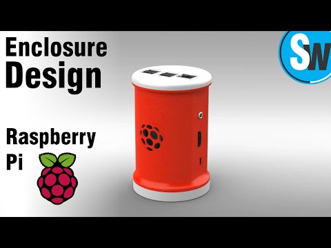 Raspberry PI 3 B plus and  Raspberry PI 4 B Enclosure design - Assemble Video