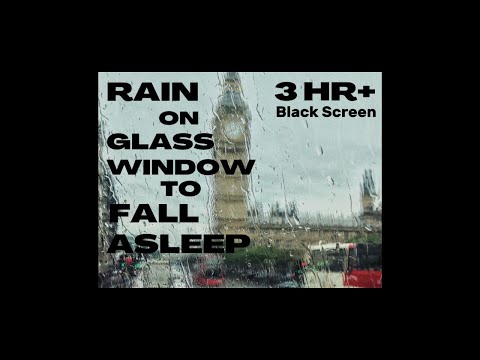 Rain Sounds for Sleeping - Rain on Glass Window - Ambient Sound - Fall Asleep Fast! #whitenoise 3hr+