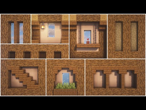 Minecraft | 36 Wall Designs in 5 Minutes