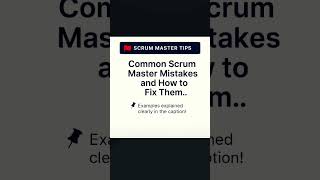 Mistake #2: Don’t “Run” the Daily Scrum — Let the Team Own It#ScrumTips#AgileMistakes #ScrumFails