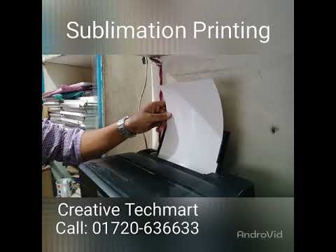 Sublimation Printing on T-Shirt