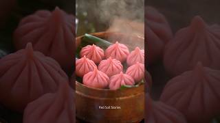 Modak | Rose Modak | मोदक #shorts #villagecooking #howtomakemodak #redsoilstories #modak