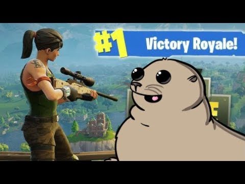 Seal Plays | FORTNITE | Getting #1 Victory Royale in my FIRST GAME?! (NOT CLICKBAIT!!!)