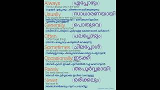 Learn English |  Adverbs of Frequency.
