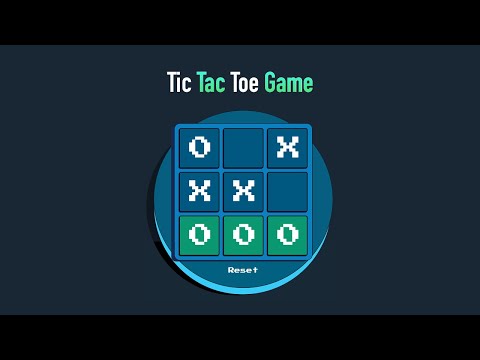 Build a Fun and Interactive Tic Tac Toe Game from Scratch | HTML, CSS, and JavaScript Tutorial