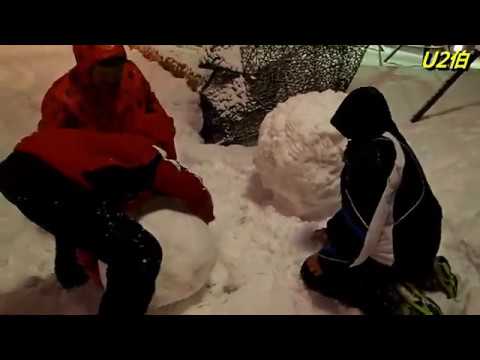 【堆雪人】Part.2 實驗證明 雪球確實是滾起來的 [U2伯第一次滾雪球]就上手