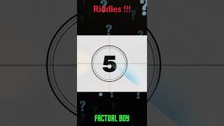 Brain Teasers Unleashed: Test Your IQ with these Riddles !!! | Riddle9 #RiddleChallenge #FactualBoy