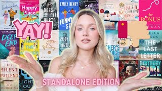 THE ULTIMATE STANDALONE READING GUIDE! Talking about every single standalone book I've ever read!