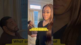 What are the four most important words in a marriage? #relatable #funny #shorts