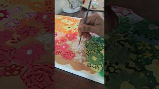 The magic is in the process! #art #texturedart #process #painting #howto #diy #grow #flowerpainting