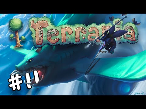 Let's Play Terraria | MASTER MODE DUKE FISHRON NO POTIONS... | FULL PLAYTHROUGH - Part 11