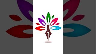 Unique Logo Design in CorelDRAW | CorelDRAW Tutorial | #shorts #youtubeshorts #trending