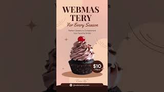 Canva + Cupcake = Magic 🎨🧁 | WebMastery | #shorts #youtube #canva #viralvideo
