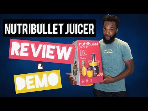 NutriBullet Juicer Centrifugal Juicer Machine Review + Demo