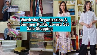 wardrobe Organization with New Items,Summer Co-ord Set,Kurta,Dress Shopping,Anvesha's Creativity