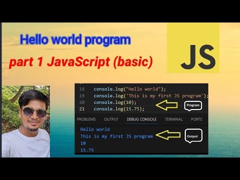 PART 1 JavaScript Basic | Hello world | console.log  | தமிழ்