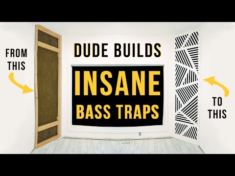 DIY bass traps unlike anything you've ever seen.