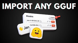 How to Import .GGUF File from HuggingFace to Jan.ai