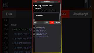 Carousel Using Scroll | HTML CSS
