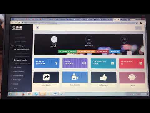 Cash Credit web site and admin demo by Anything Infotech team