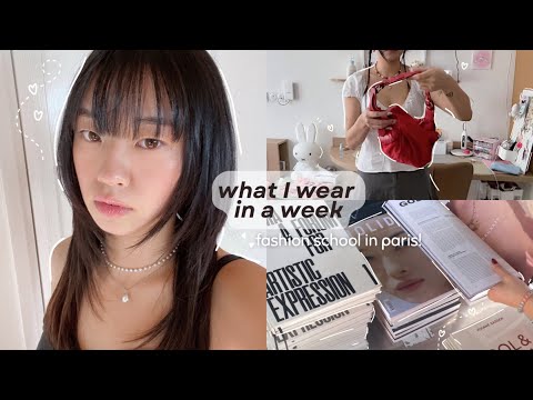 WHAT I WEAR IN A WEEK: fashion school looks⋆˚🐾˖° 🐈‍⬛ (pinterest inspired & acubi)