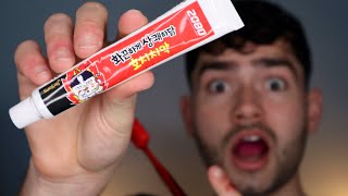 Disclosing Time: World's Spiciest Toothpaste: Samyang Spicy Chicken Ramen Toothpaste