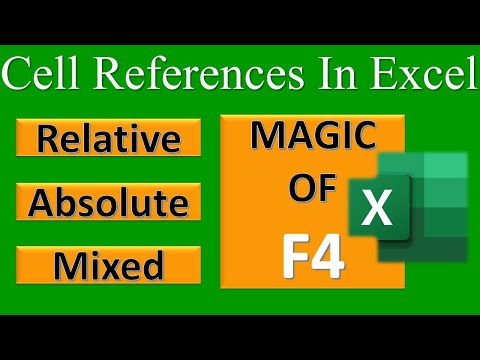 Cell Reference in Excel | Relative, Absolute & Mixed | Excel Tutorial in Hindi | Excel For Beginners