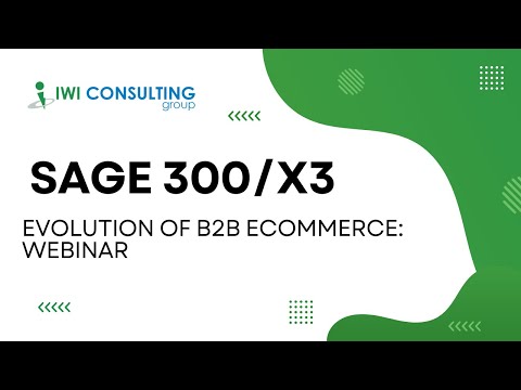Evolution of B2B eCommerce: Webinar