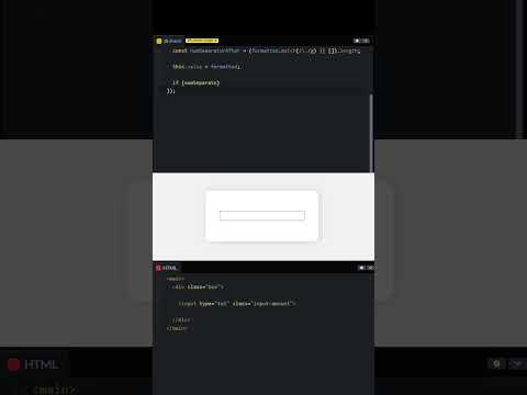 Auto Format Dot as Thousands Separator on Input HTML