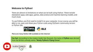 1.1. How to Learn Python the Easy way - Welcome
