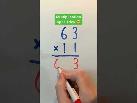 Multiplication by 11 Trick in 11 Seconds | multiplication trick | multiply 2 digit numbers trick