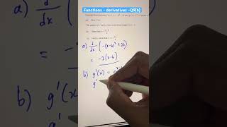 Q9(b)-Functions-Derivatives- the graphs of f and g have a common tangent at x=3.Show that h=(e+6)/2