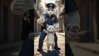 💔 kitten got arrested 🥲 #catshorts #cat #catlovers