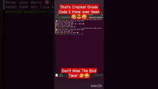 Desi Grade Calculator 🌟😎 #codinghumor #humor #codememes #codehumor #indianmeme #indian #python